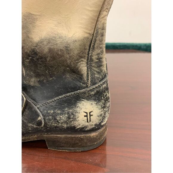 FRYE Veronica Short Ombre Stonewash Mid Calf Boots Women's Size 6.5 - Picture 3 of 11